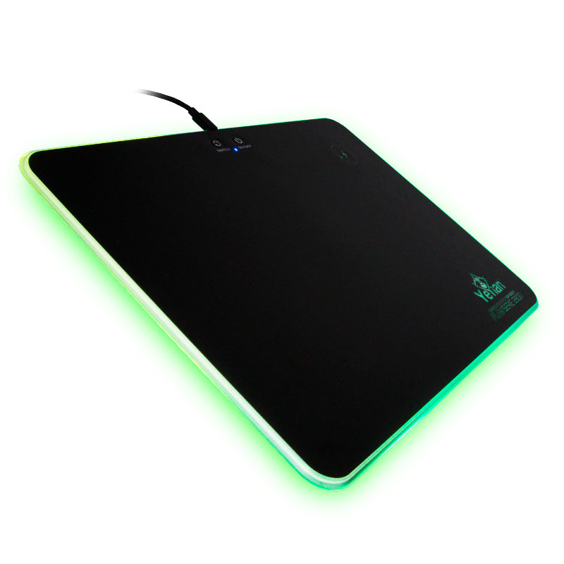 MOUSEPAD GAMER YEYIAN YGF-68901 RIGIDO USB CARGA INALAMBRICA RGB ANTIDERRAPANTE FLOW 2800 - MOUSEPAD GAMER YEYIAN YGF-68901 RIGIDO USB CARGA INALAMBRICA RGB ANTIDERRAPANTE FLOW 2800 -